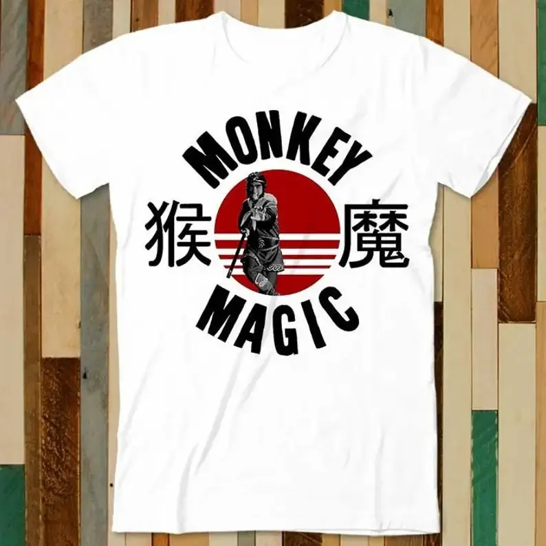 

Monkey Magic Japanese Poster TV Series T Shirt Adult Unisex Men Women Retro Design Tee Vintage Top A4980