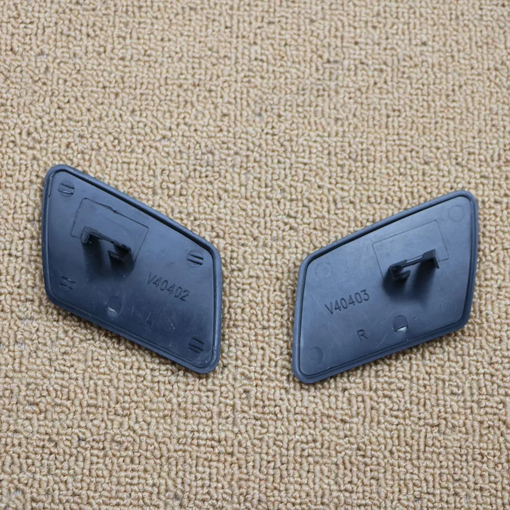 39991798 39991799 Front Left Right Bumper Headlight Washer Jet Nozzle Cover Cap NO Color For 2005 2006 2007 Volvo S40 V50
