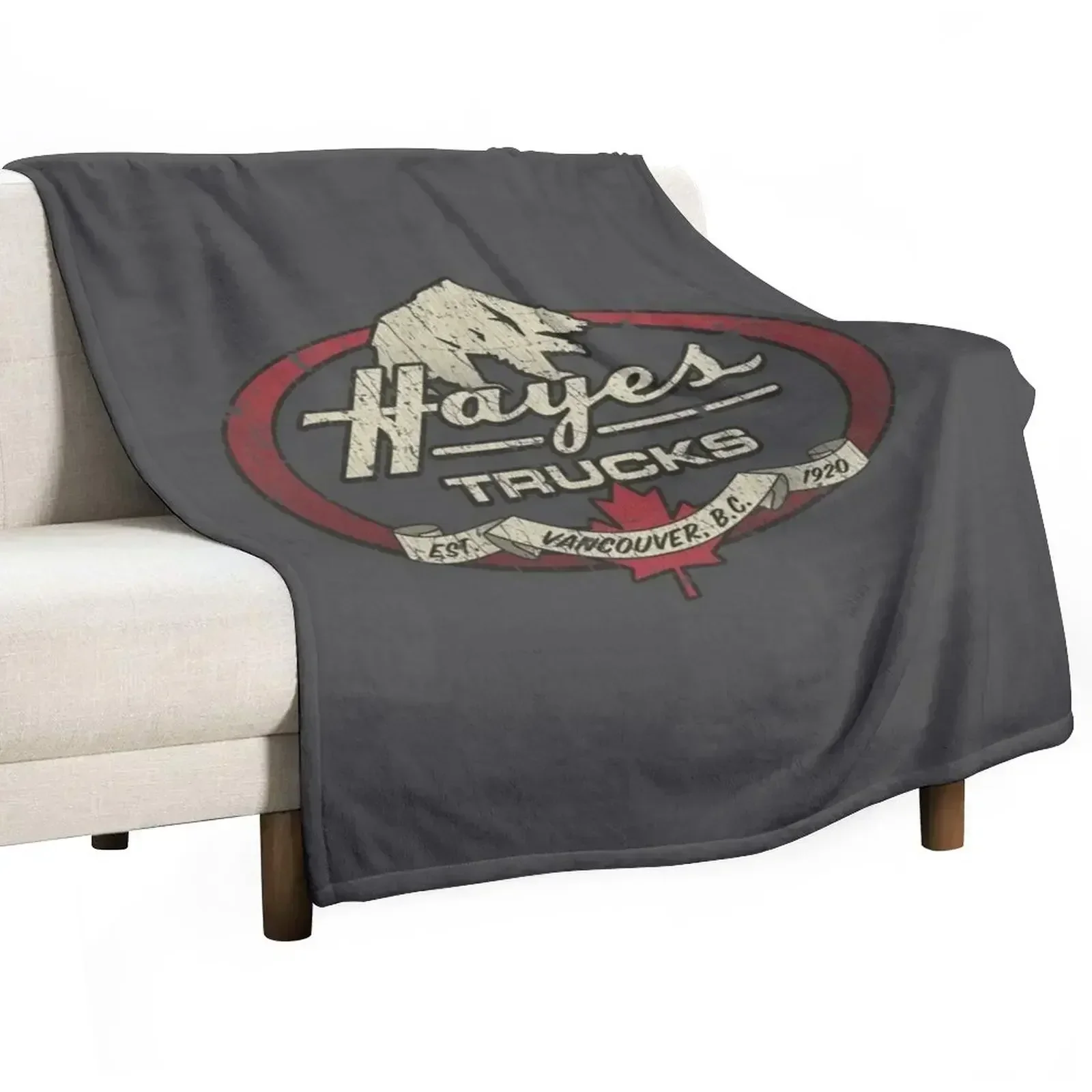 Hayes Trucks 1971 Throw Blanket Large Decorative Sofas Luxury Thicken Soft Plaid Summer Beddings Summer Blankets