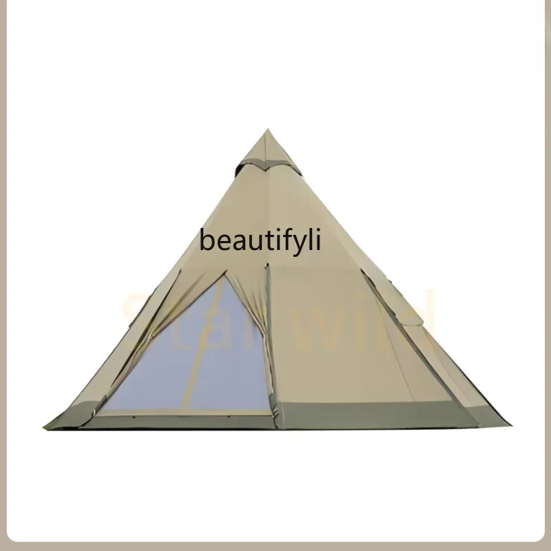 Camping Thickened Canvas Kweichow Moutai Tent Camping Light Luxury Tent  H