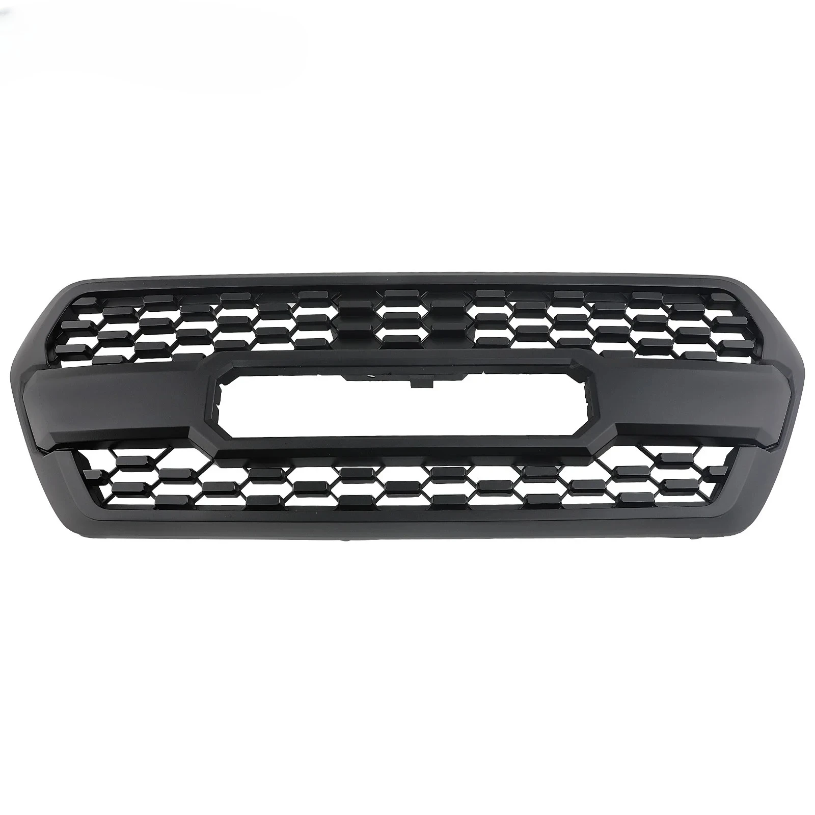 Front Upper Bumper Grille Matte Black Grill for Toyota Tacoma 2016 2017-2023