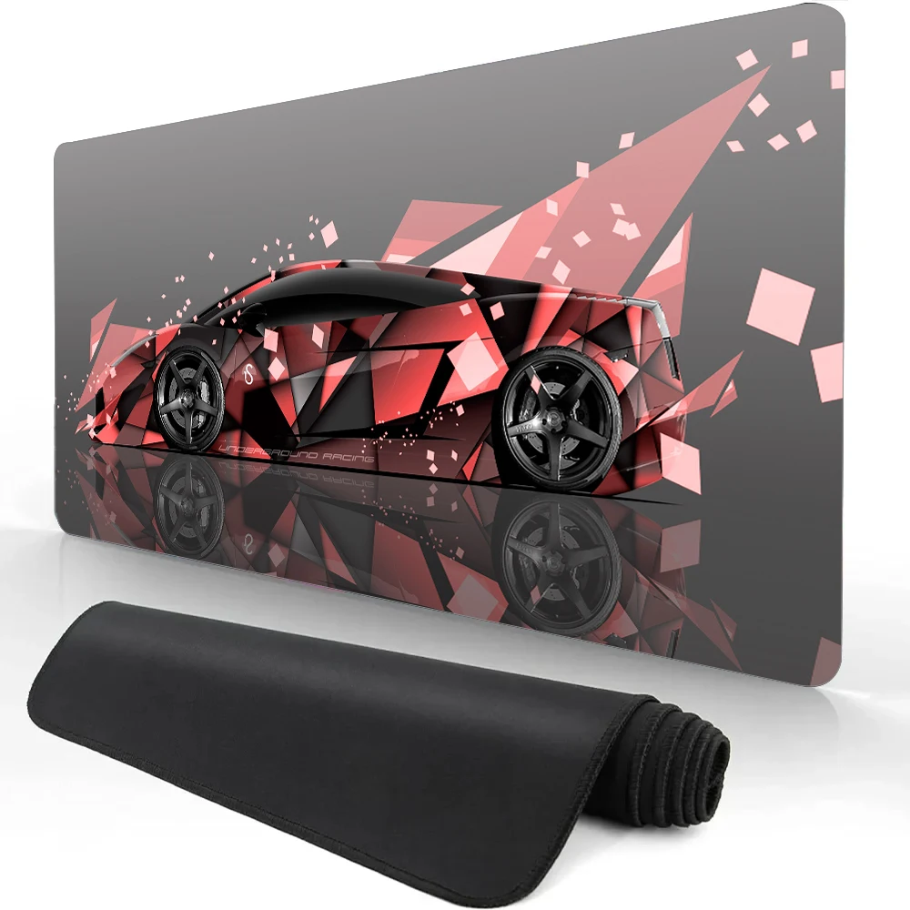 

Спортивный автомобиль Пейзаж Коврик для мыши XL Компьютерные аксессуары Коврики для офисного игрового стола XXL Противоскользящие коврики для игровой клавиатуры Коврики для мыши Настольные коврики