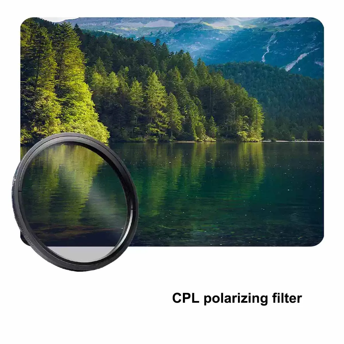 Adjustable CPL Polarizer Filter High-Definition for Various Micro Single Lens Reflex Cameras