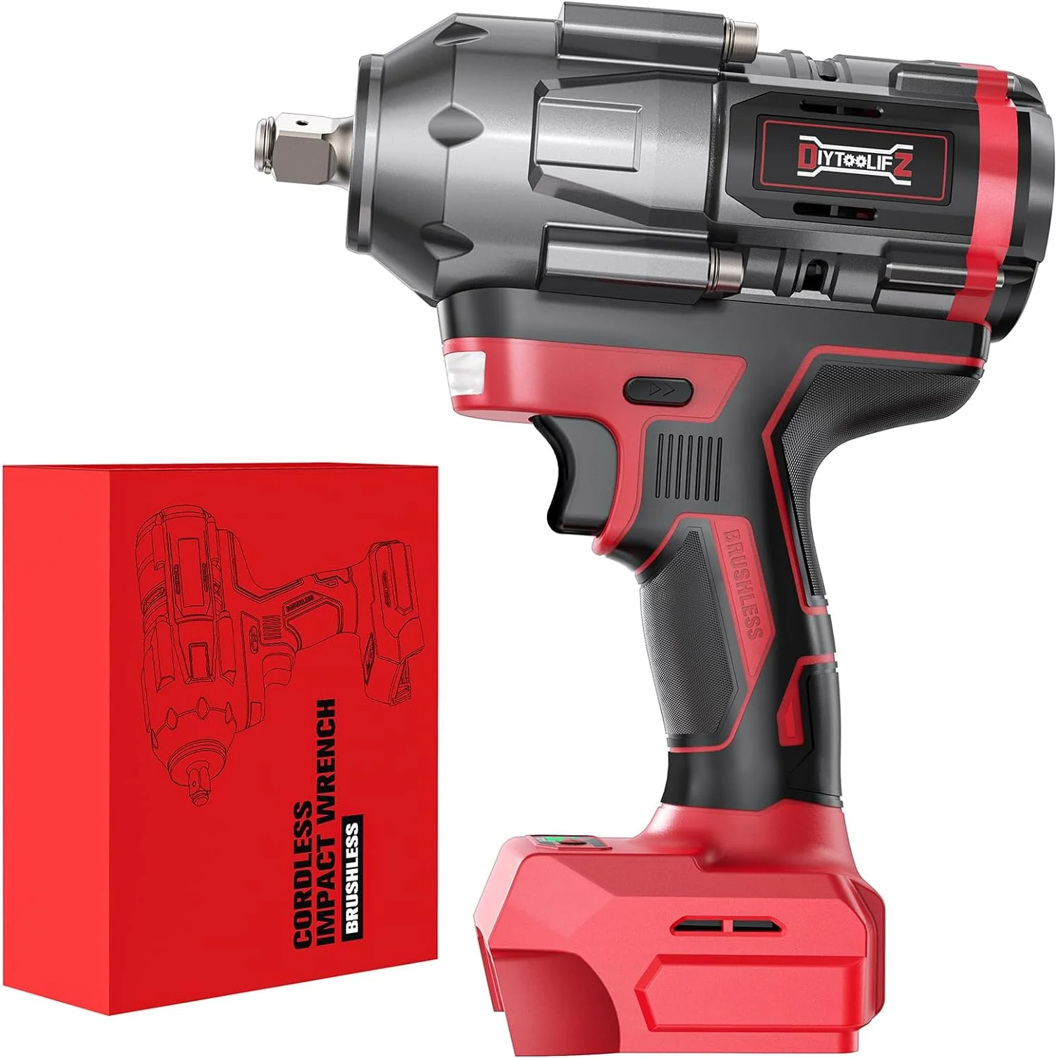 Imagem -06 - Chave de Impacto Elétrica sem Fio 1200n.m 12 Alto Torque sem Escova Led Impact Pistola Velocidades Milwaukee M18 Bateria