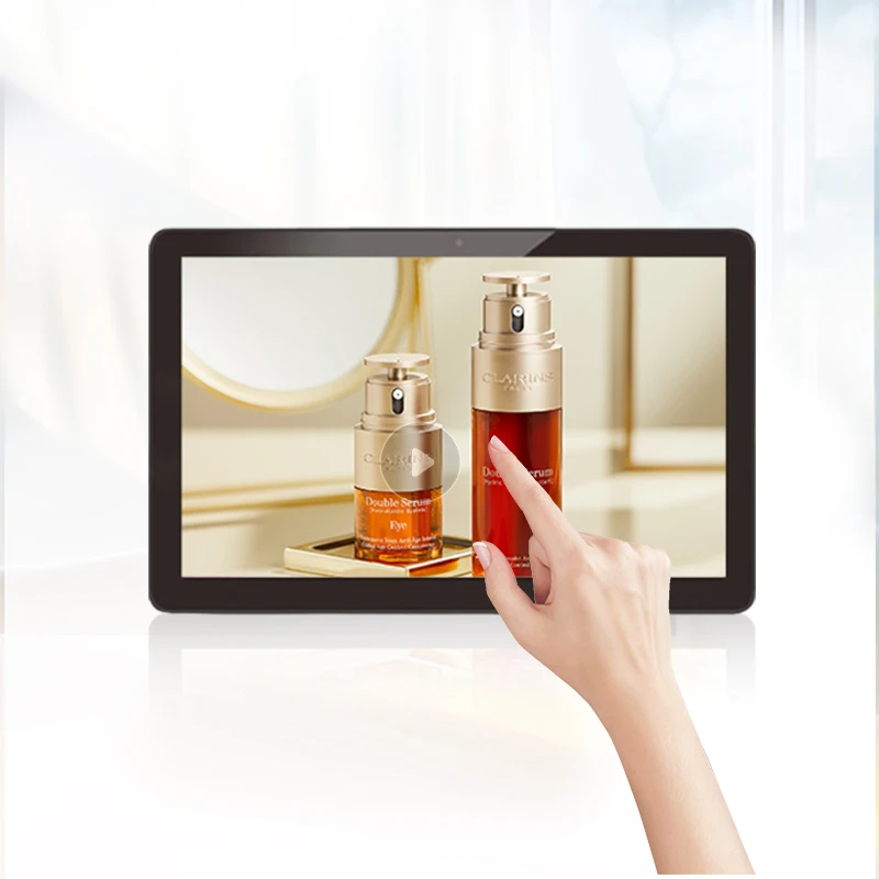 

HD Wall-Mounted Commercial OEM Indoor Android Digital Poster Touch Screen LCD Display with Power Cable Included