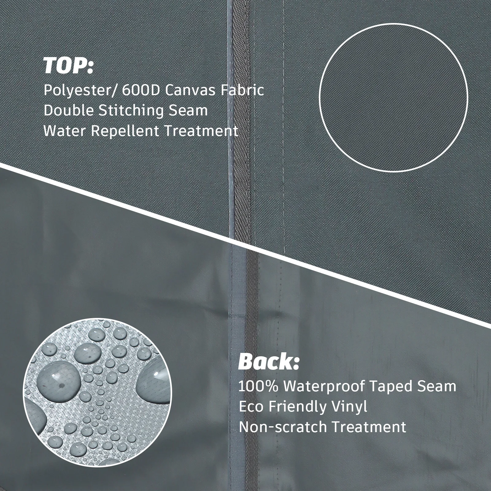 

1 шт., основание для уличного зонта, пылезащитный чехол, водонепроницаемая ткань Оксфорд, протектор, складной портативный серый садовый аксессуар