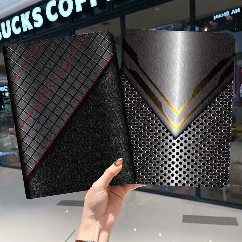 

Black Grid Red Line Popular Gift For Samsung Galaxy Tab A7 A A8 A9 A11 S6 S11 10.1 10.4 10.5 Inch Lite PLus Soft Tablet Case