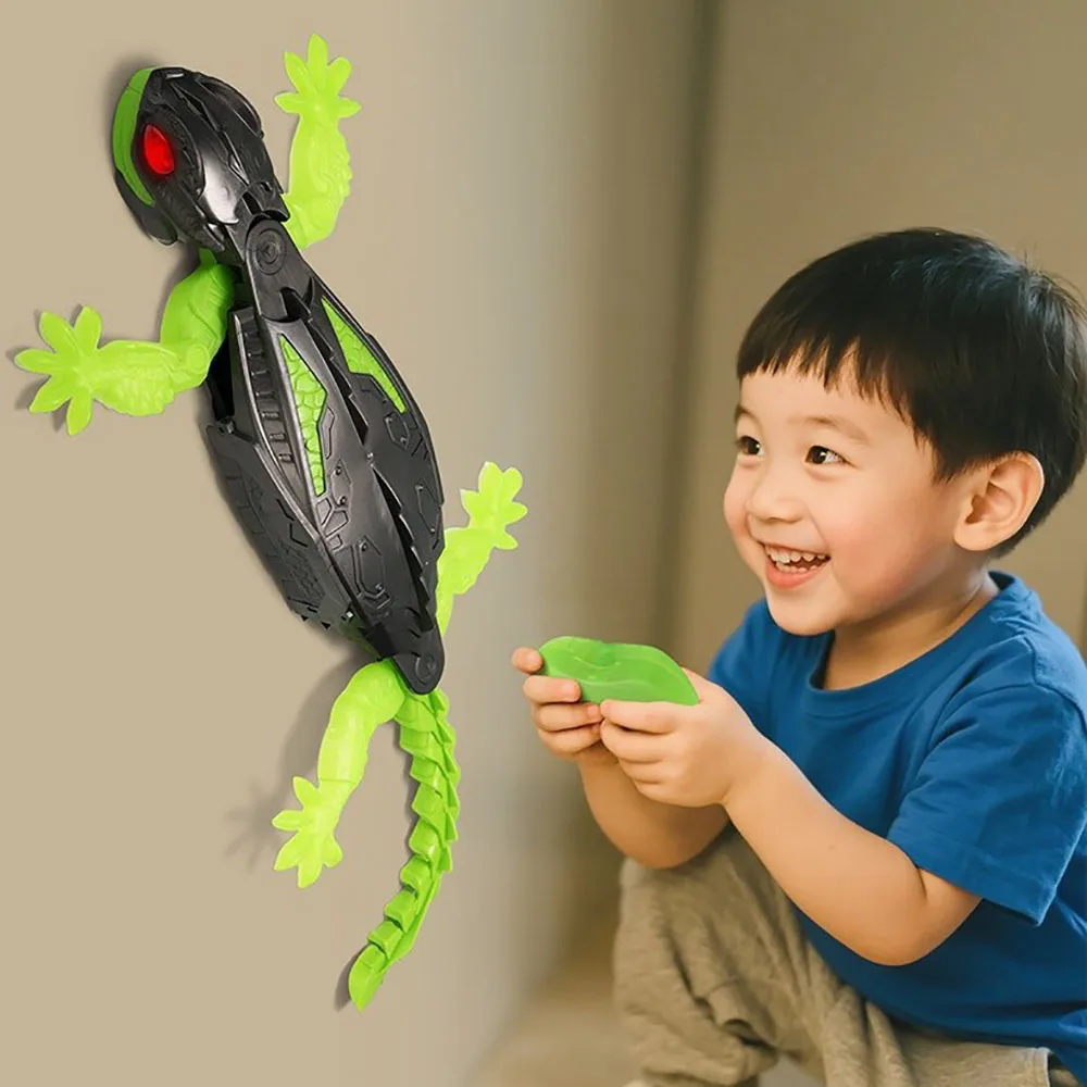 Remote Control Wall Climbing Gecko Toy Electric remote control lizard wall climbing car gecko Animal Car Children's Novelty Gift