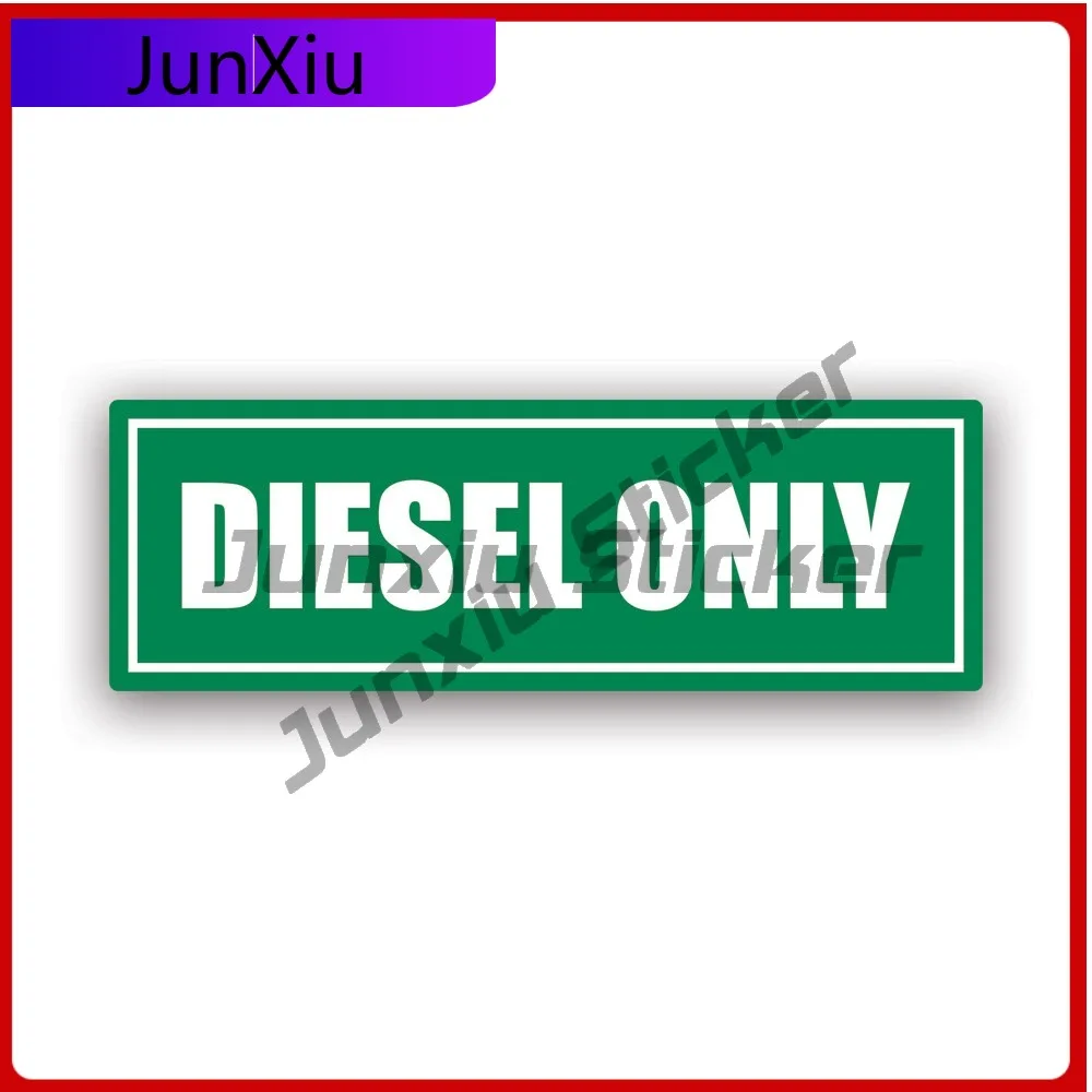 

Diesel Only Weatherproof Sticker Go Green Gas Fuel Tank Label Decal Scratch-proof Accessories Sticker Camping Car Decoration Suv
