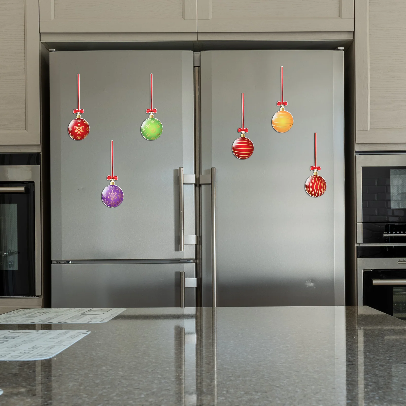 

12Pcs Xmas Christmas Garage Door Magnets Magnetic Holiday Themed Refrigerator Fridge Magnets Decoration Xmas Magnet