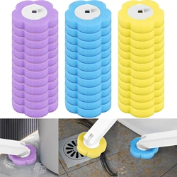 Disposable Toilet Brush with 24/36 Refills Wall Mounted Space Saving Toilet Wand for Bathroom Cleaning Replaceable Brush Head