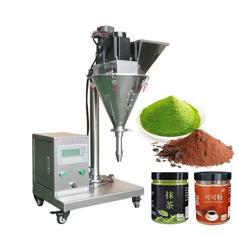 6L Semi-Automatic Auger Filler Powder Flour Filling Machine 110v 0.5kw