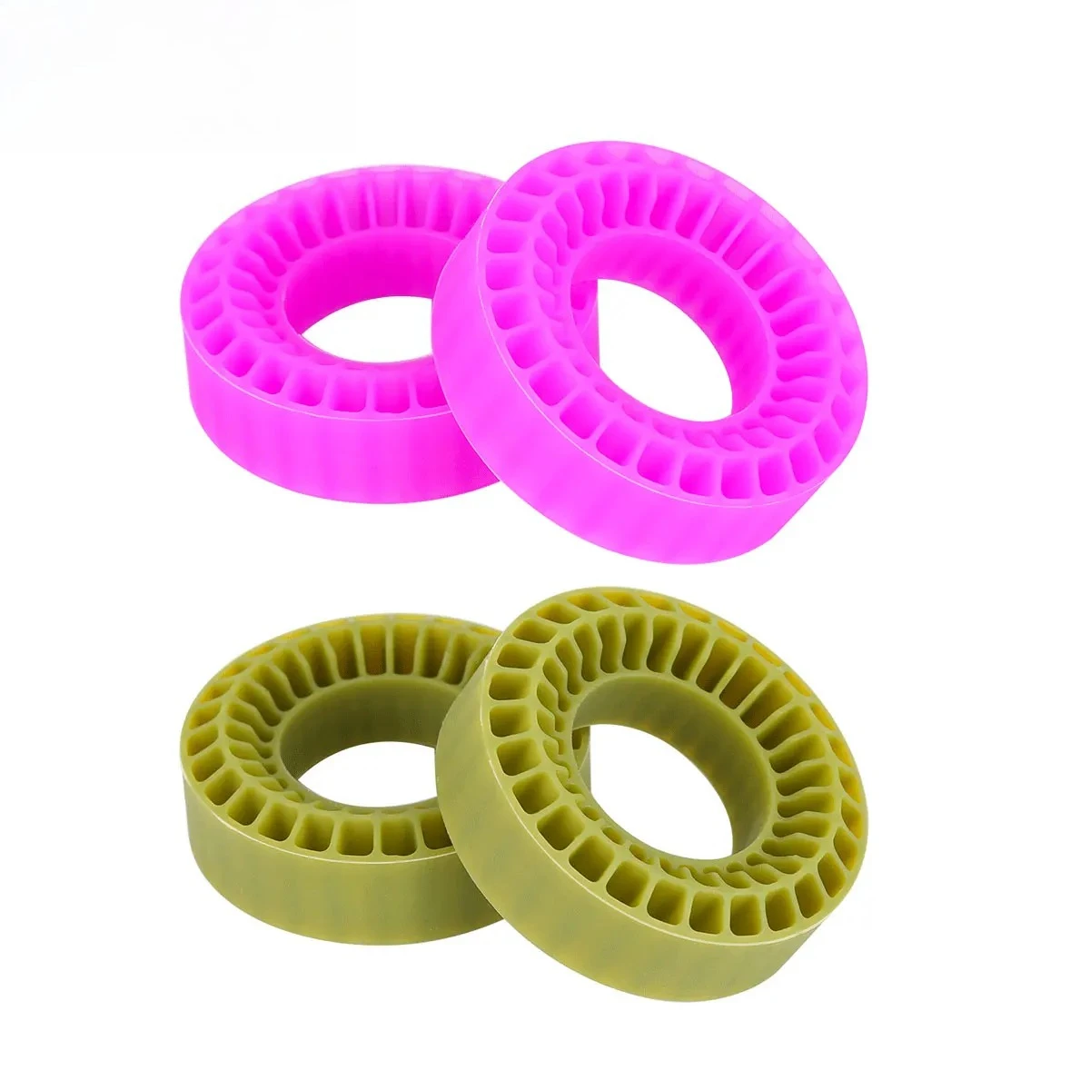 55mm Silikagel-Einsatzschaum passend für 1,0-Zoll-Reifen für 1/18 1/24 RC Crawler Car SCX24 FCX24 AX24 Enduro24 TRX4M Reifen-Upgrade-Teil