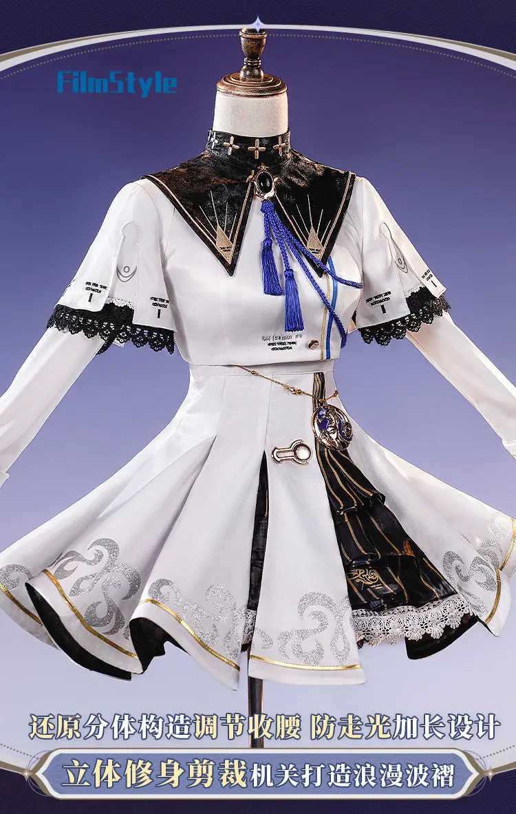 

Wuthering Waves Phoebe Game Suit Gorgeous Dress Uniform Cosplay Costume Halloween Carnival Party Role Play Outfit Women