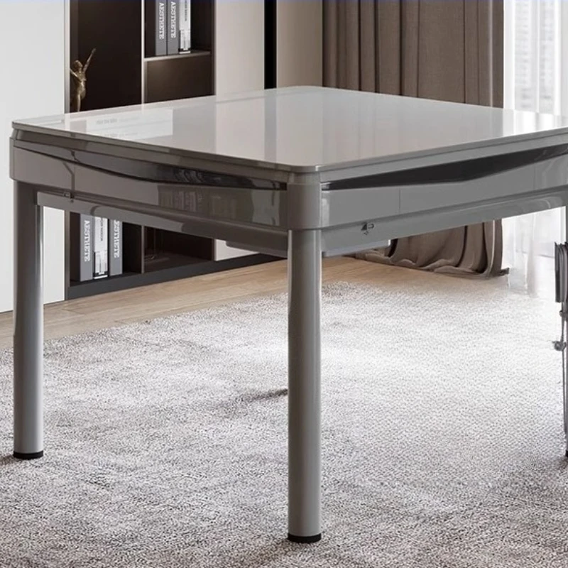 

Mahjong machine Automatic household dining table Dual-purpose integrated four-port machine Electric