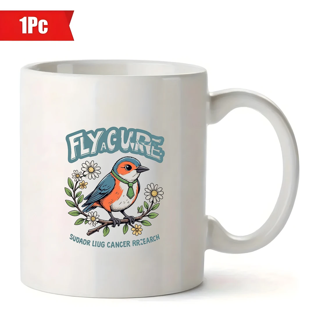 Детская чашка с мультяшной птицей, 11 унций для холодных и горячих напитков, рождественский семейный офисный подарок