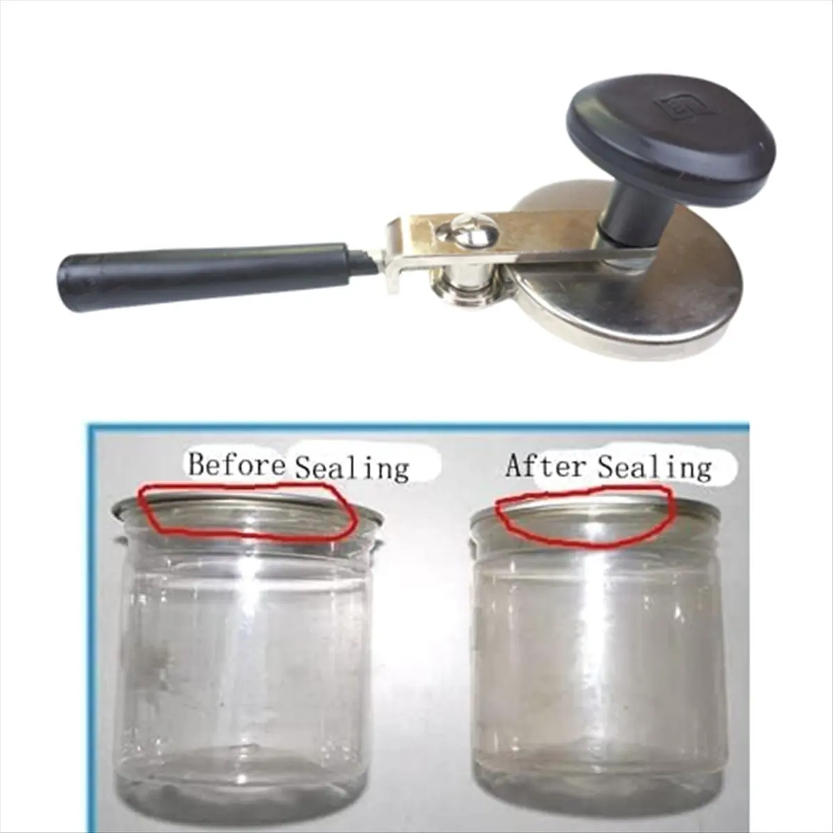#57G Manual Can Sealing Machine Aluminum Bottle Sealing Machine 83MM,manual can sealer,(iron +ABS plastic)