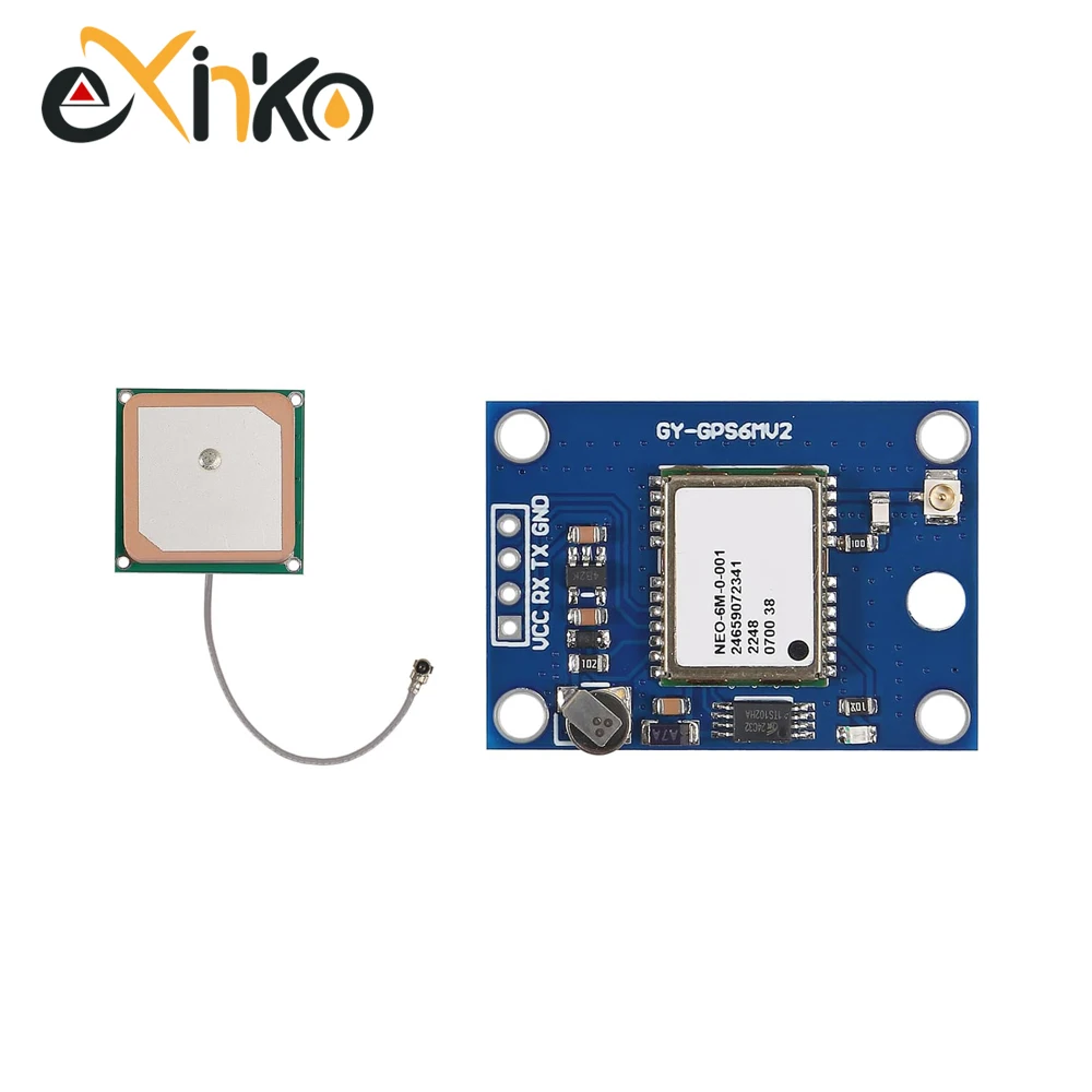 1-10 szt. GY-NEO6MV2 Nowy moduł GPS NEO-6M NEO6MV2 z kontrolą lotu EEPROM MWC APM2.5 duża antena dla Arduino — zdjęcie produktu 6