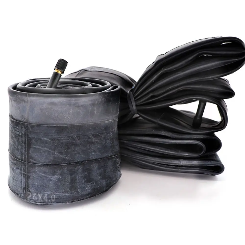 20x3.0 20x4.0 Beach Bicycle Tube Butyl Rubber AV Valve Bike Inner Tube Black Tyre 20/24/26 Inch Bicycle Fat Tire