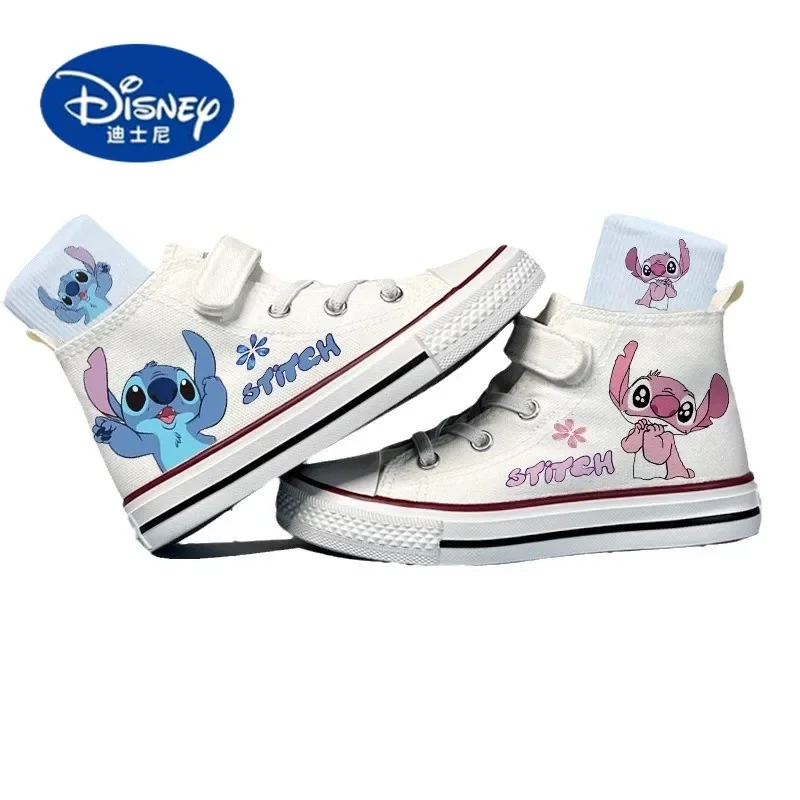 Sepatu Kanvas Anak Disney A115 Koleksi Musim Gugur/Musim Dingin 2025 |   Sepatu Trendi Baru untuk Anak Laki-Laki dan Perempuan, Model Kasual dengan Tali