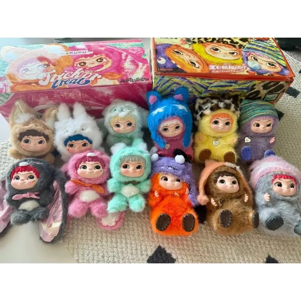 Wakuku Mischief Diary Series Blind Box Kawaii Anime Doll High Quality Cute Figures Keychain Bag Decoration Doll Gifts for Kids