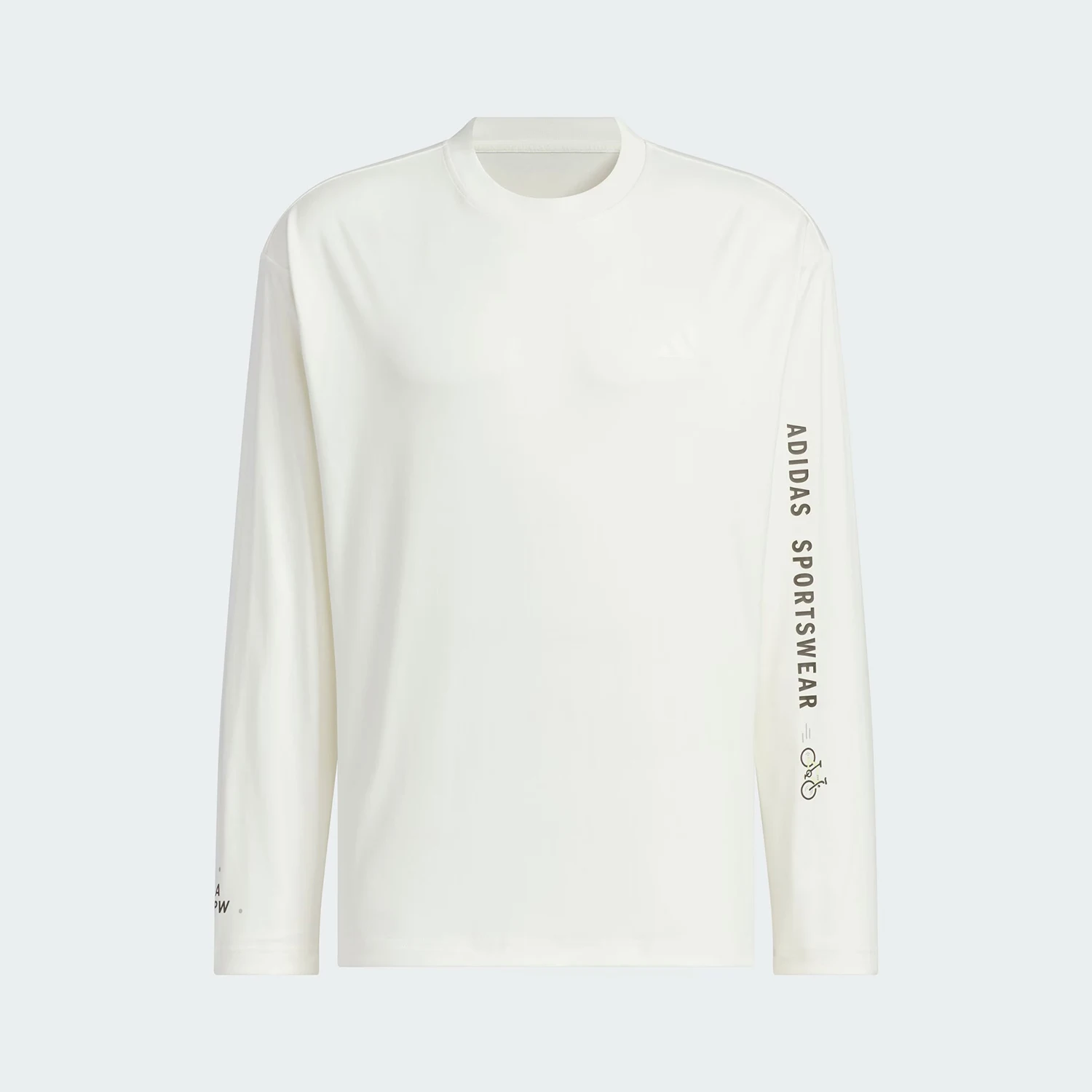 Adidas genuine new men's round neck printed casual long sleeved T-shirt JM7462