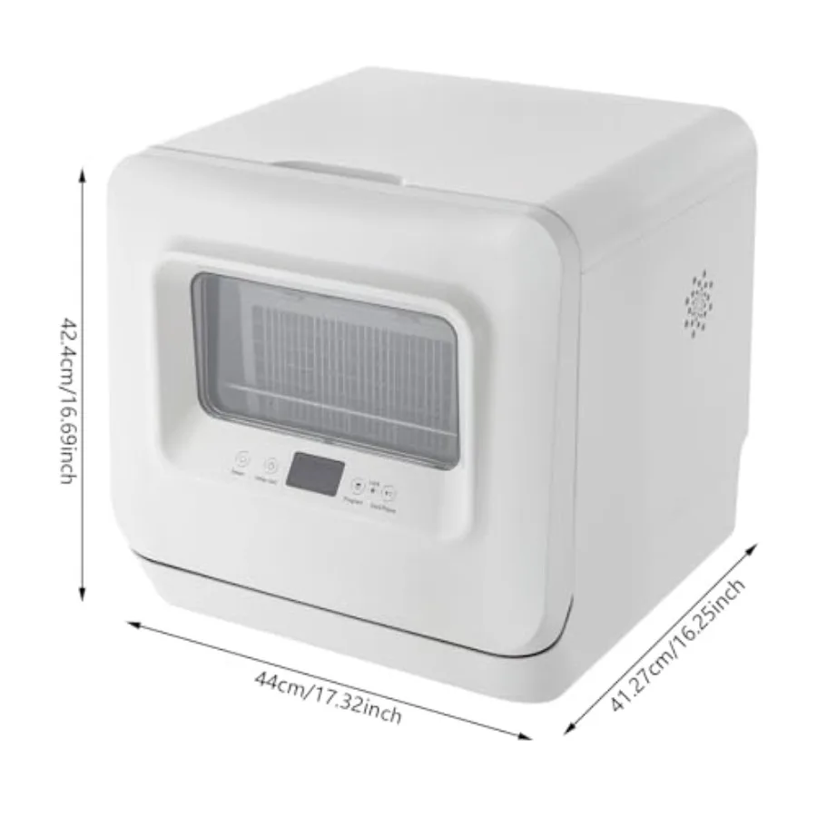 كونترتوب غسالة الصحون المحمولة مع أنبوب إدخال المياه أنبوب الصرف 120 فولت المدمجة المحمولة منضدية غسالة الصحون لشقة صغيرة