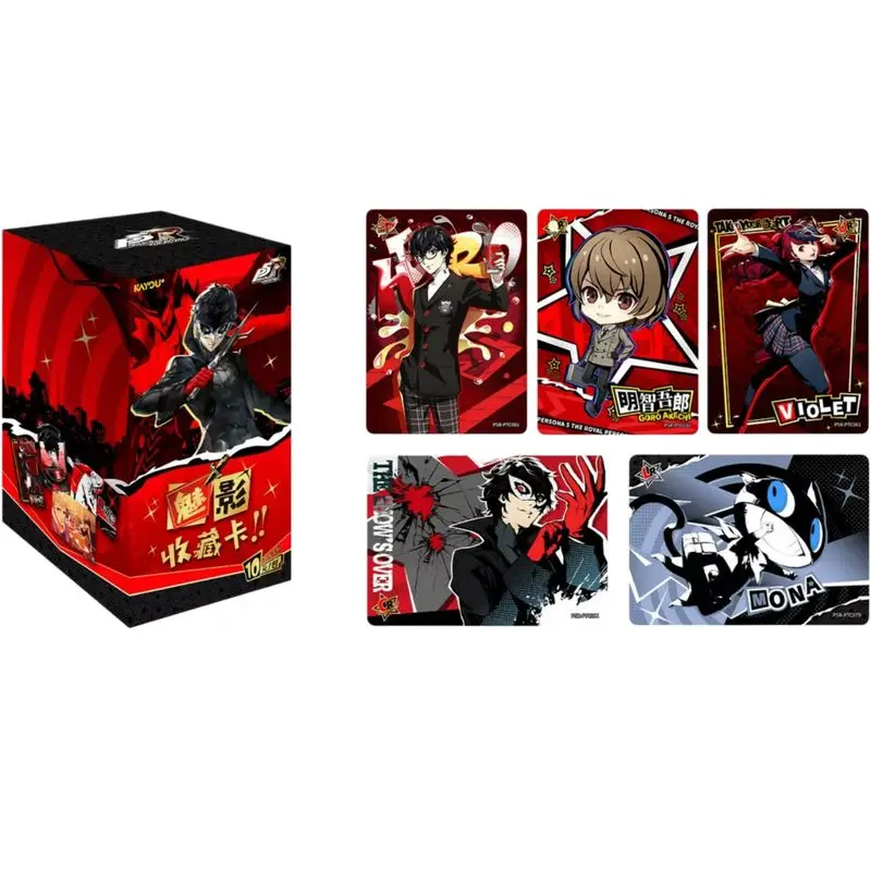 Tarjetas Coleccionables Kayou Persona 5 Royal, Primera Ola, Colección del Ladrón Fantasma, Mercancía Oficial del Anime para Coleccionistas Adultos