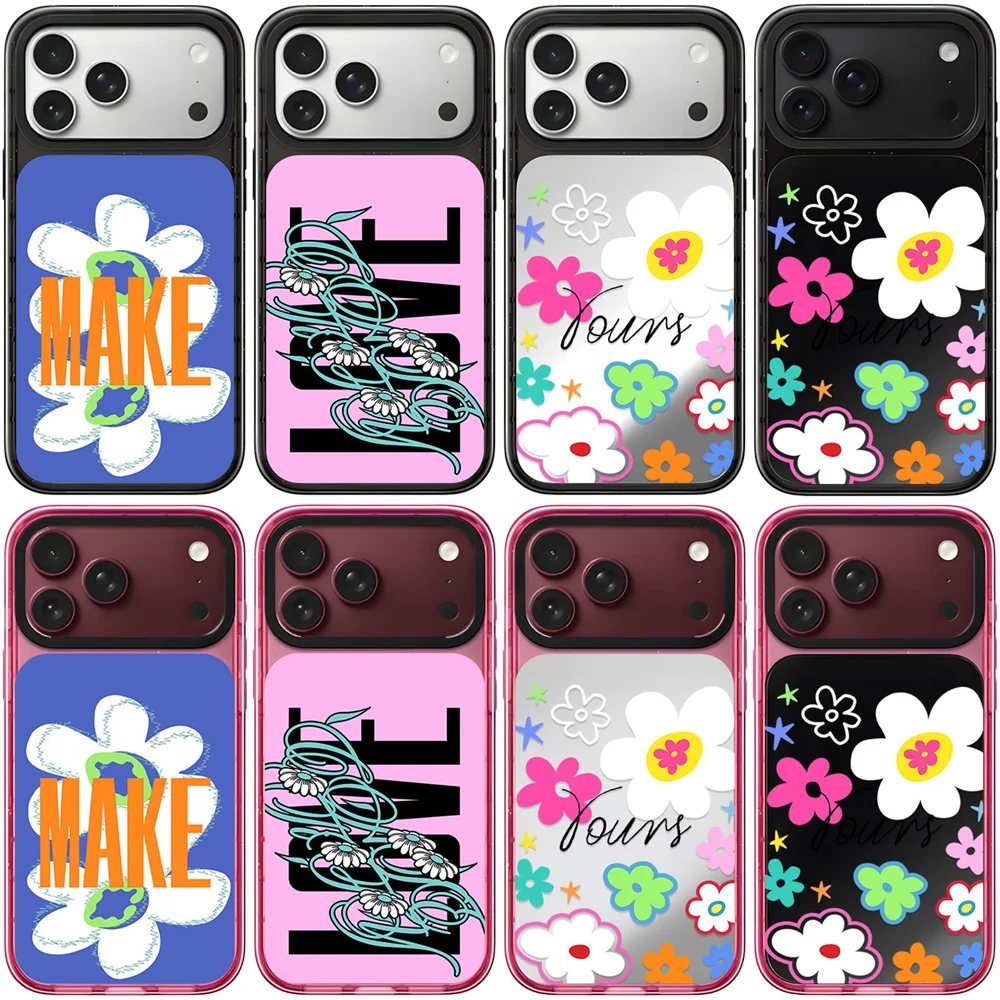 6092016 Impact Case - Mirror / Glaze Magnetic Cover for IPhone 17 18 Pro Max Case for IPhone 17Pro