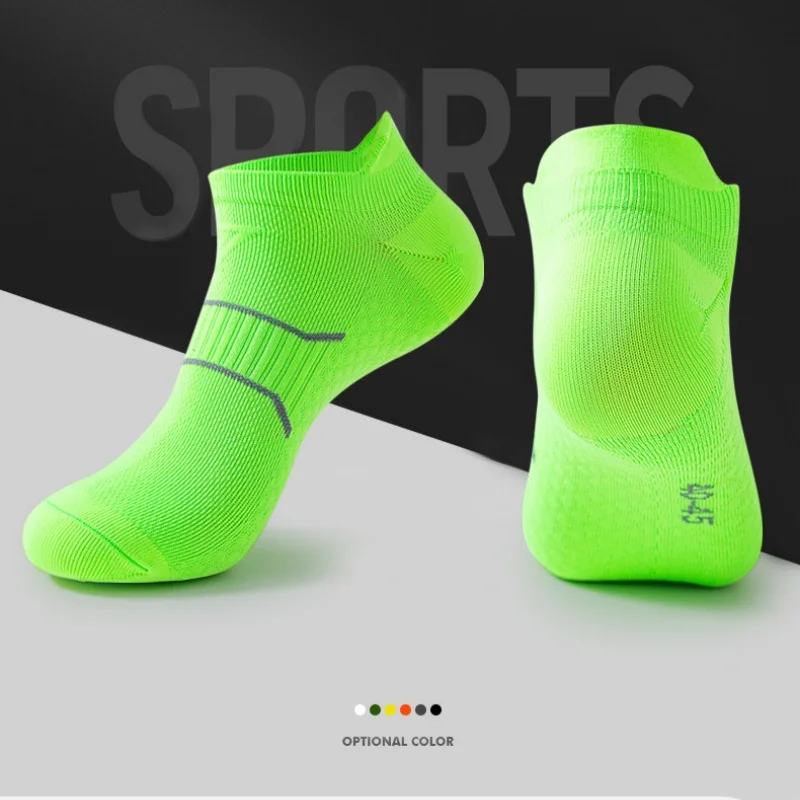 Running Socks Quick Dry for Men and Women Professional Sports Socks Fitness Outdoor Marathon Short Socks Basketball Sox