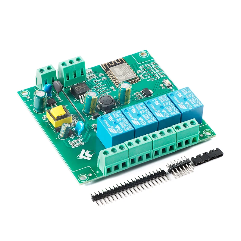 Moduł przekaźnikowy WiFi ESP8266 1/4-kanałowy AC 90-250V/DC 7-30V ESP-12F, programowalny moduł rozwojowy WiFi do IoT — zdjęcie 7
