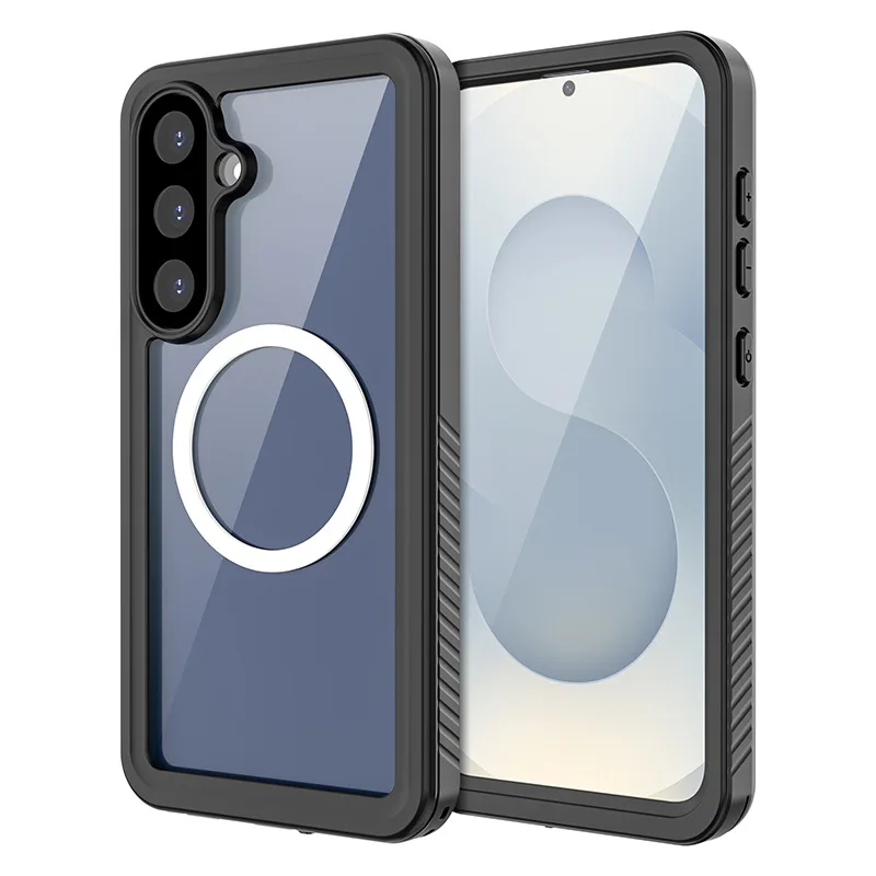 Magnetic Waterproof Case For Samsung Galaxy S25 S26 S24 S23 Ultra Plus Fe 360 Full Body Shockproof Dustproof Rugged Cover Shell