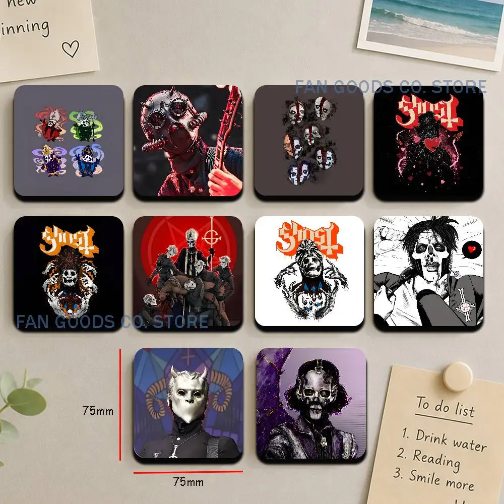 G-Ghost bc Nameless Ghoul Cute Cartoon Anime Refrigerator Magnets Soft Magnetic Heat Transfer Refrigerator Magnets Gift
