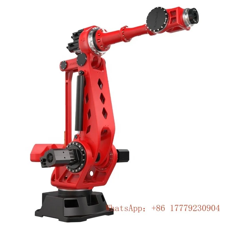 BORUNTE روبوت أوتوماتيكي بالكامل بستة محاور 500 كجم من البليت مع محرك ومحرك لنظام البليت في الصندوق
