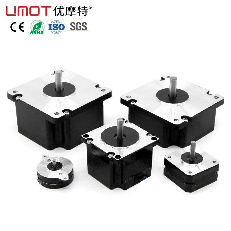 

UMOT High Ultra-thin Hybrid Stepper Motor DC Large Torque 36/39/42/57/86mm Nema15/16/17/23/34Round/Square for 3D Printe Machine