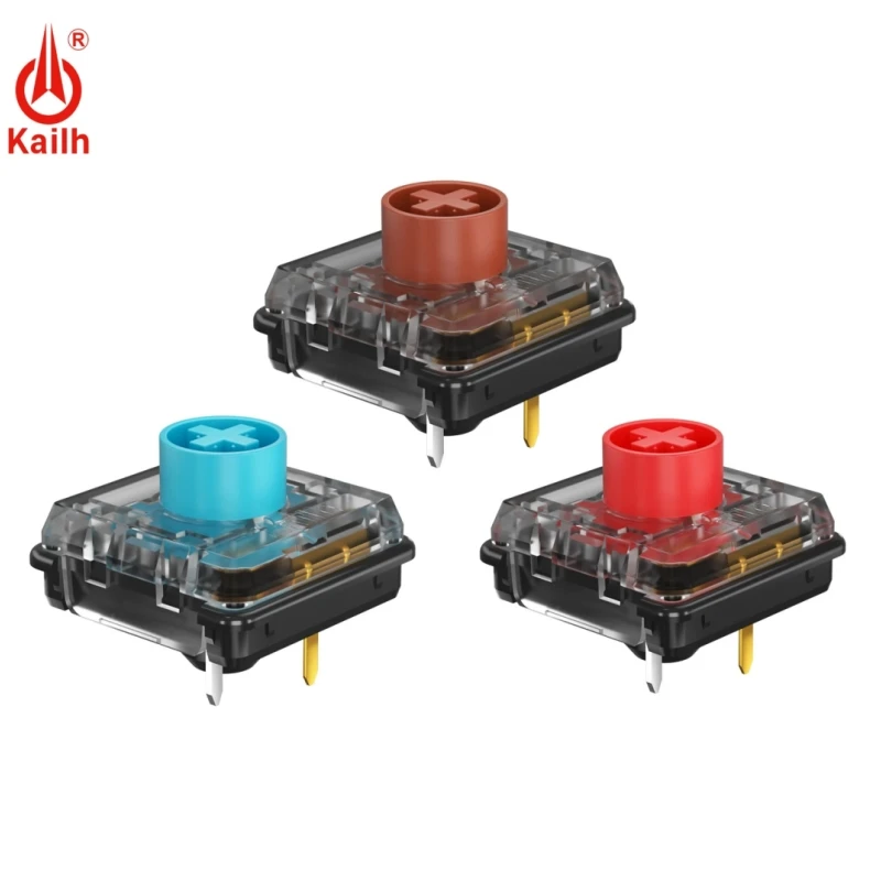 

1/3/5pcs Kailh 1353 Choc V2 Low Profile Mechanical Keyboard Switches Custom DIY Clicky Tactile Linear Blue Red Brown