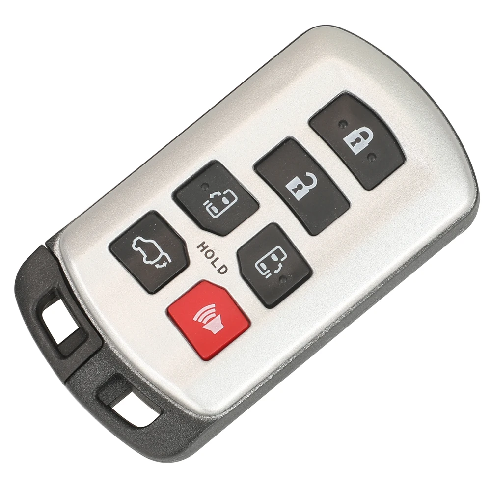 jingyuqin Remote Smart 6 Buttons Car Key Shell For TOYOTA SIENNA 2011-2020 Case Fob Car Accessory