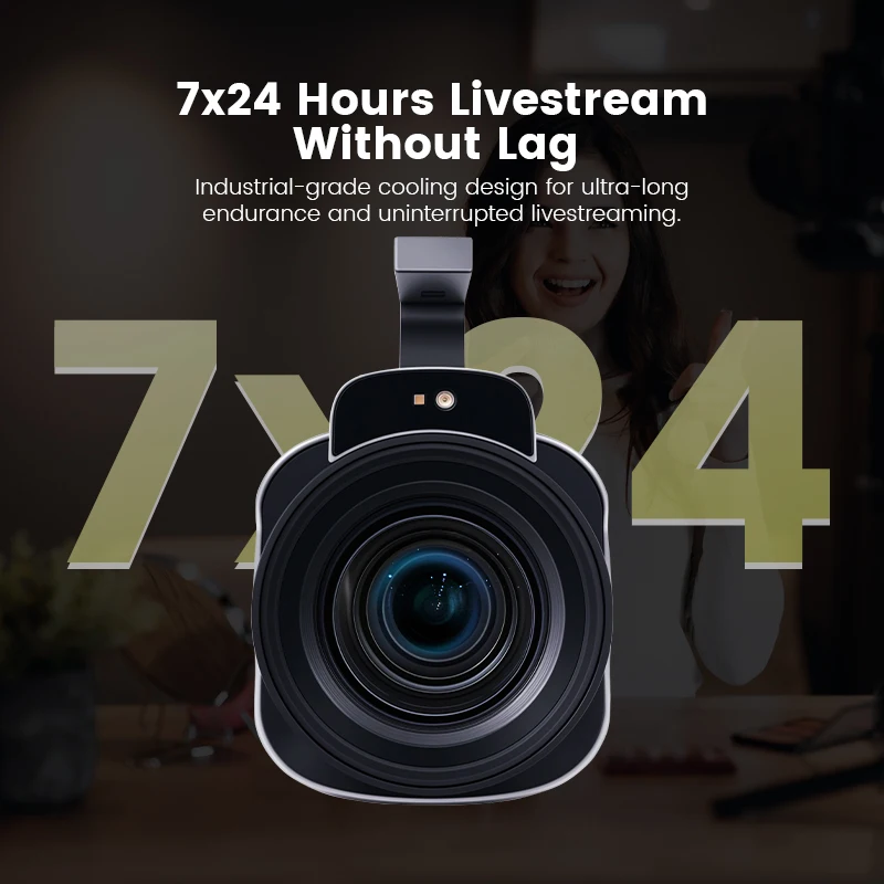2025 LT-C100 4k USB3.0 HDMI 16X Digital Zoom and 3X Optical Zoom Live Streaming Camera and Online Learning 5