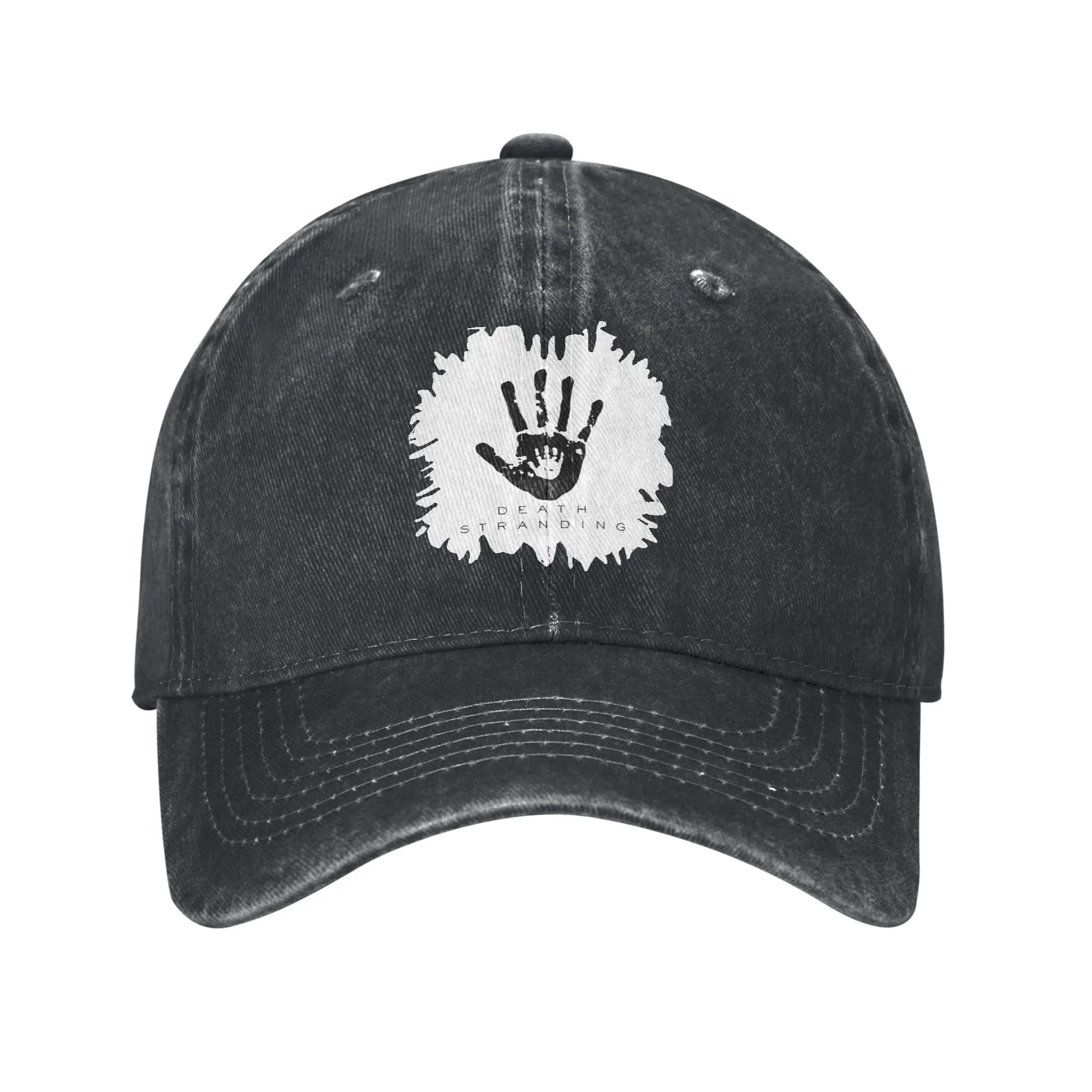 

Hardship Cataclysm Destroys Living Things Death Stranding Baseball Cap Distressed Washed Hat Summer Adjustable Snapback Hat