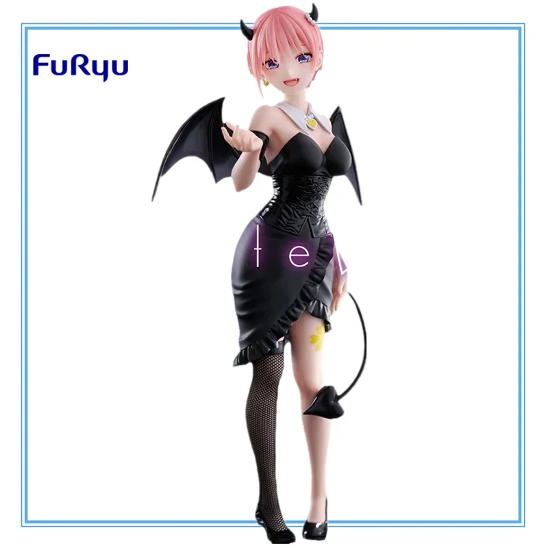 Original FuRyu Gotoubun No Hanayome* - Nakano Ichika - BiCute Dark Collection Series Model Cartoon Character Gifts Toys
