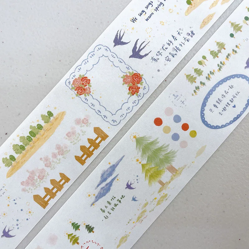 OKMT Small Fresh, Sticker Paper Washi Tape, Salt Washi, Warm Style