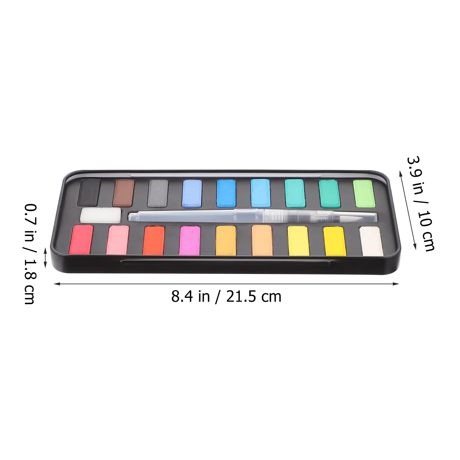 

1Set Solid Watercolor Paint Set High Quality Vivid Pigments Lightweight Portable for Students Teachers Creative Watercolor