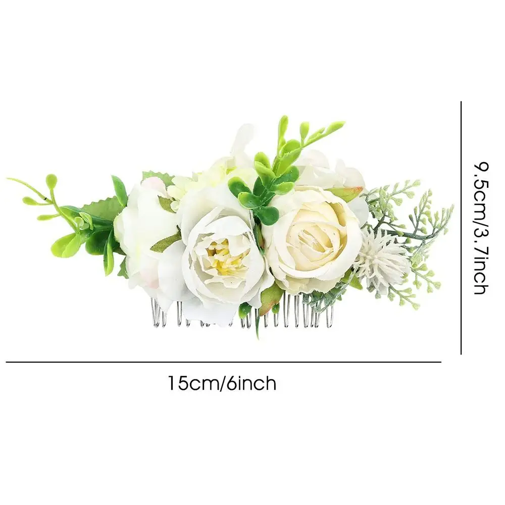 Elegant Hair Wedding Accessories Fashion Flower Hair Comb Bridesmaid Hair Clip Bridal Hairpin Hair Jewelry For Women Bride