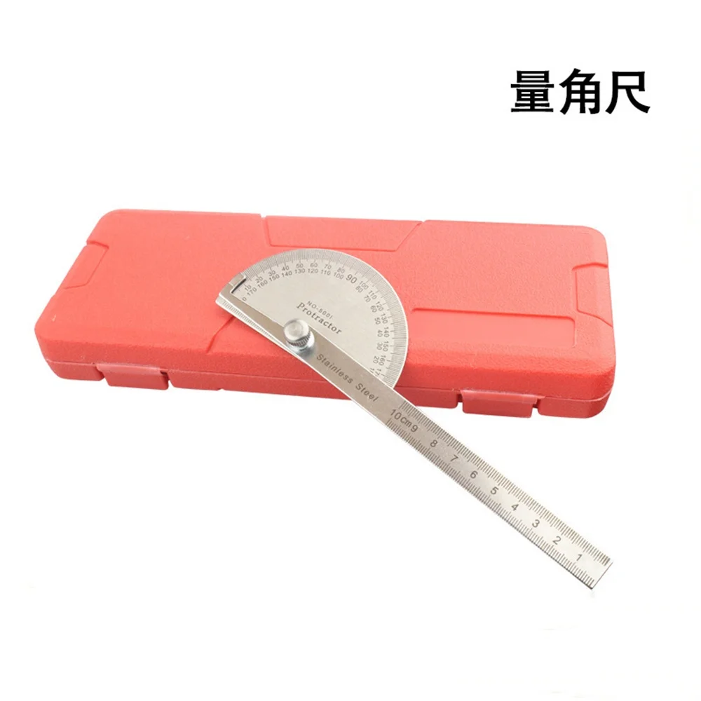 Single Arm Stainless Steel, Arc Semi-Circular , Movable Angle Ruler, Adjustable Measuring Tool