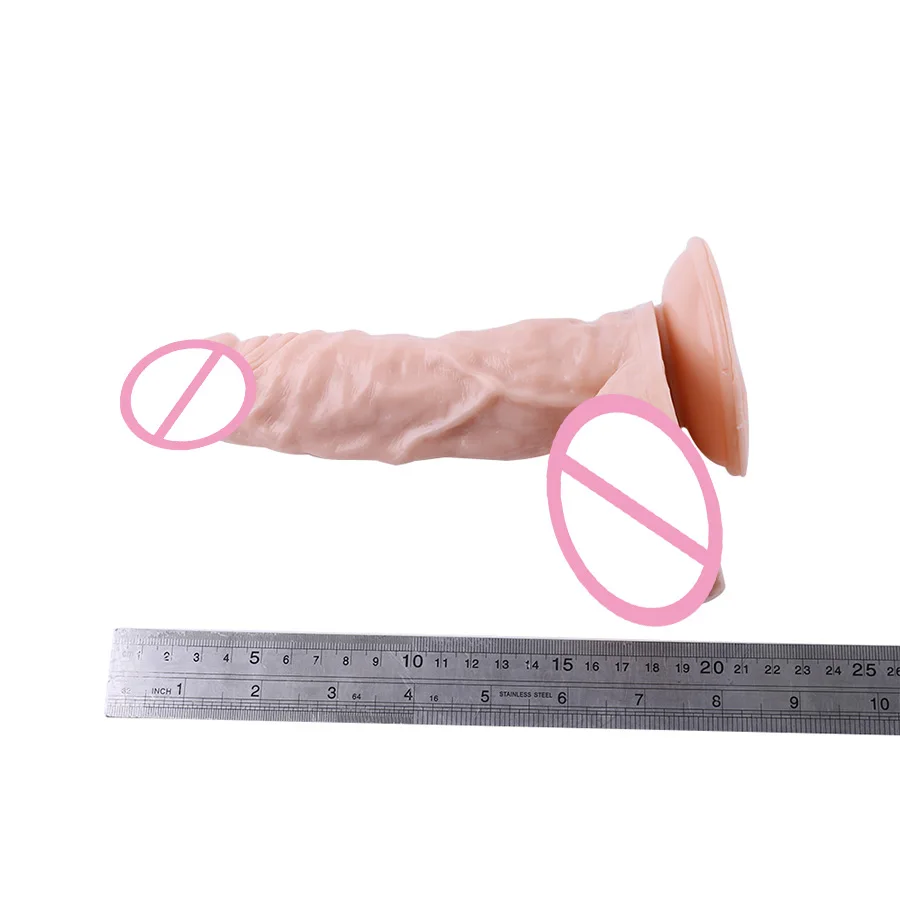 Hismith Realistic Sex Dildo 4 Style sizes faloimitator Flexible Penis Strong Suction Cup waterproof TPE Dick Sex toys for women