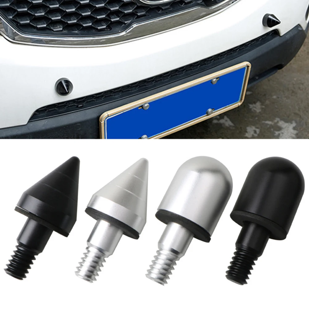 Car Rear Bumper Protector Spikes Guards Aluminum Alloy Anti-collision Tail Bumper Modified Accessories