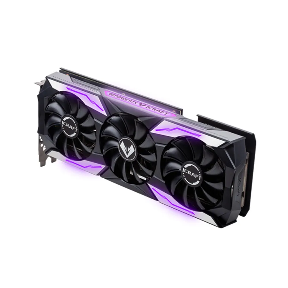 MAXSUN Graphics Card RTX 3060Ti iCraft OC 8GB GDDR6 GPU NVIDIA Computer PC 256bit PCI Express X16 4.0 RGB Gaming Video Cards New