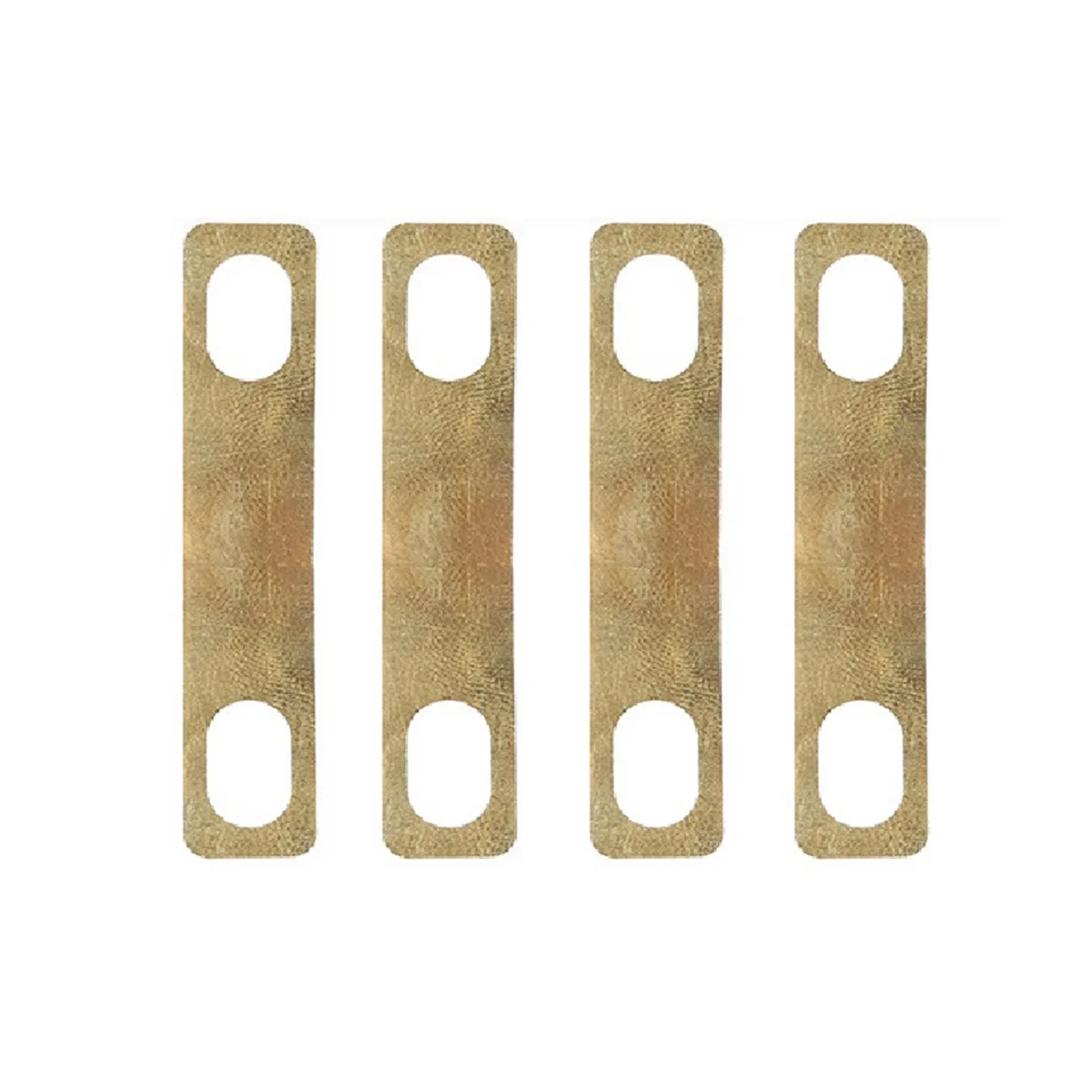 4-Piece Electric Guitar Reinforcement Plate Square Attachment Plate Neck Heightening Metal Spacer