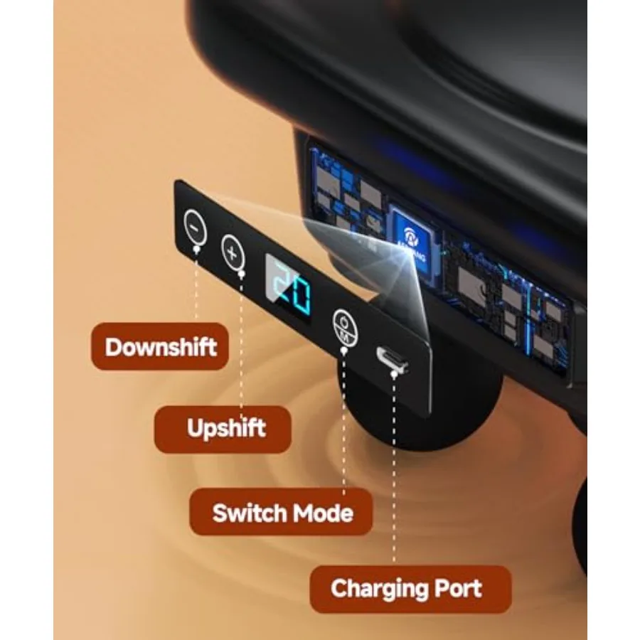 مسدس تدليك للأنسجة العميقة 6 مدلك عضلات الرأس لتخفيف آلام الظهر أداة علاج قرع محمولة مع 9 مستويات سرعة