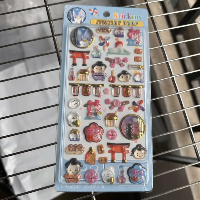 Cartoon Mobile Phone Decoration Solid Sticker Ninja and Wind 3D Stickers 3D Sticker Relief Birthday Gifts for Boys and Girls - view 3